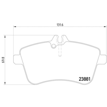 Pagid Brakes Disc Brake Pad, 355010331 355010331